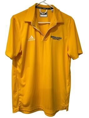 Adidas Southern Miss Basketball AeroReady Polo Shirt Gold Men's Medium NCAA